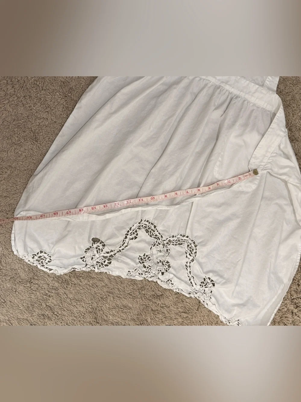 Beautiful White Lace Apron – Cottagecore / Shabby Chic Style size S